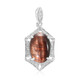 Red Tiger´s Eye Silver Pendant