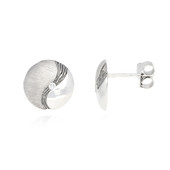 PK (H) Diamond Silver Earrings