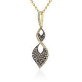 I2 Champagne Diamond Silver Necklace