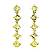 Ouro Verde Quartz Silver Earrings