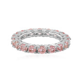 Pink Tourmaline Silver Ring