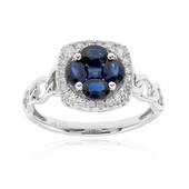 14K Ceylon Blue Sapphire Gold Ring (CIRARI)