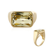 9K Canary Kunzite Gold Ring