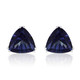 Royal Blue Topaz Silver Earrings