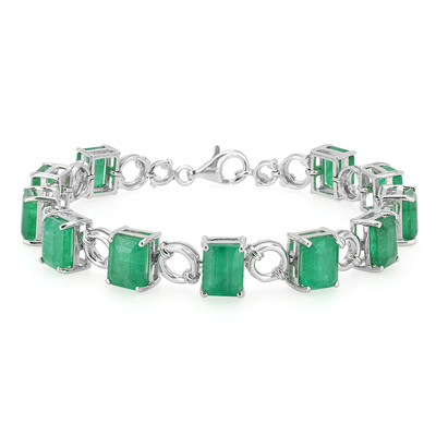 Sao Francisco Emerald Silver Bracelet (Molloy)