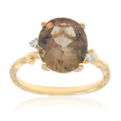 14K Oregon Sunstone Gold Ring (Smithsonian)