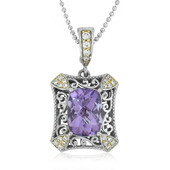 Rose de France Amethyst Silver Necklace (Dallas Prince Designs)