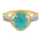 Campitos Turquoise Silver Ring (Anne Bever)