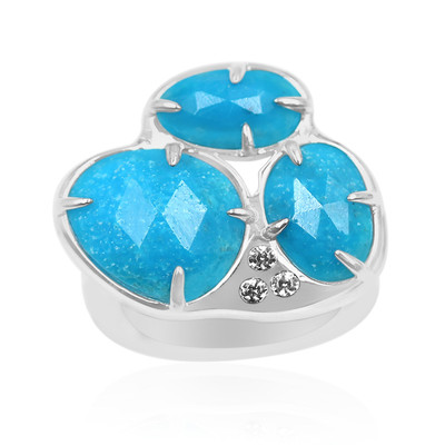 Turquoise Silver Ring (Anne Bever)