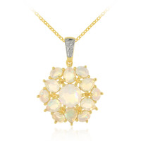 Welo Opal Silver Necklace