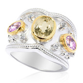 Canary Kunzite Silver Ring (Dallas Prince Designs)