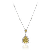 14K SI2 Diamond Gold Necklace (CIRARI)