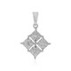 I2 (H) Diamond Silver Pendant