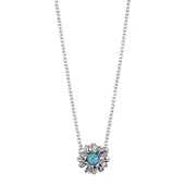 Turquoise Silver Necklace (dagen)